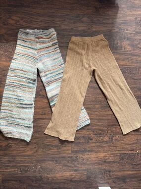Zara Kids Knit Stripe & knit beach/pool pants